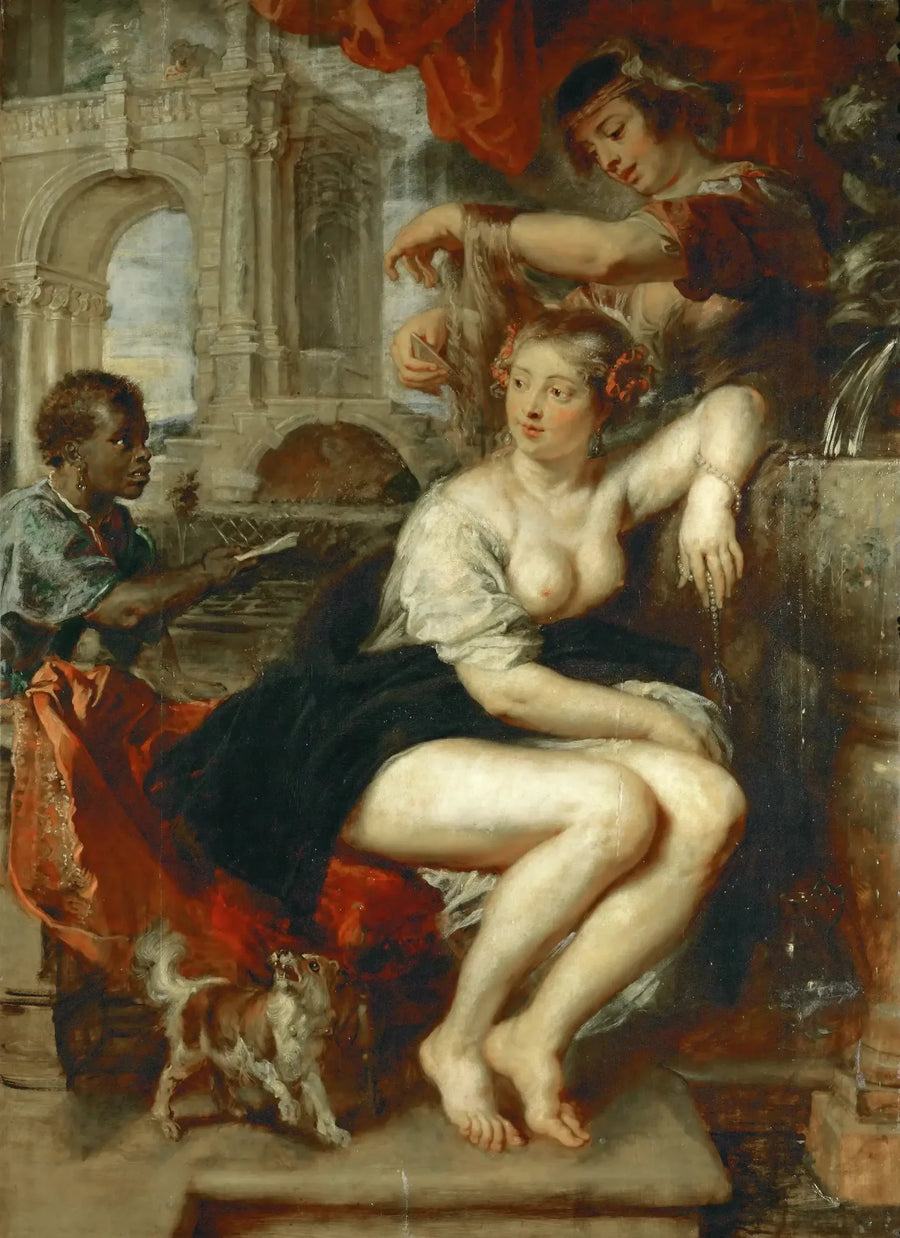 Bethsabée ved fontenen - Peter Paul Rubens