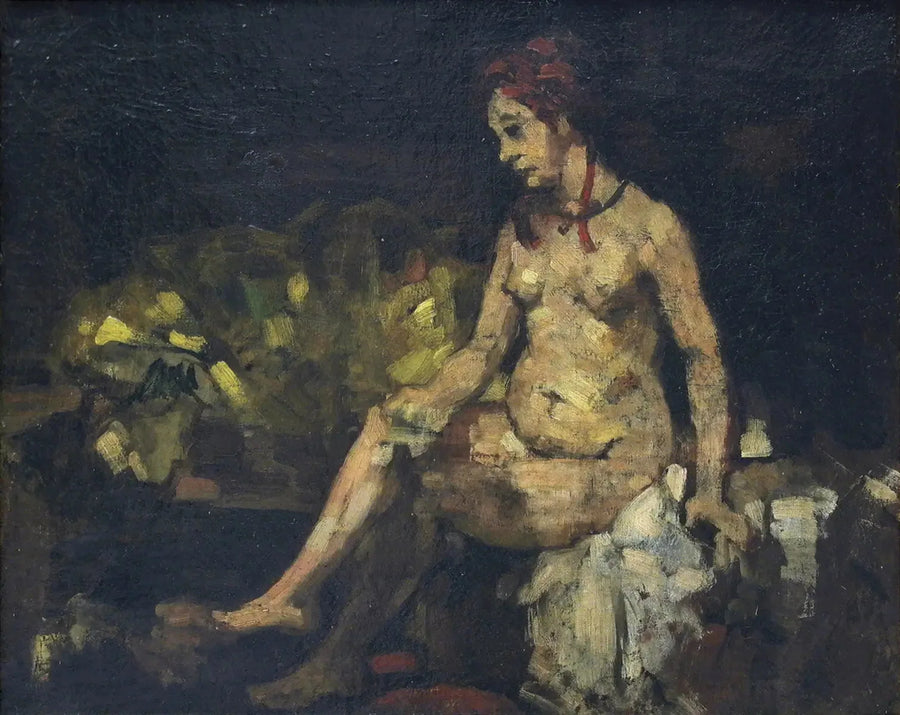 Bethsabée, etter Rembrandt - Paul Cézanne
