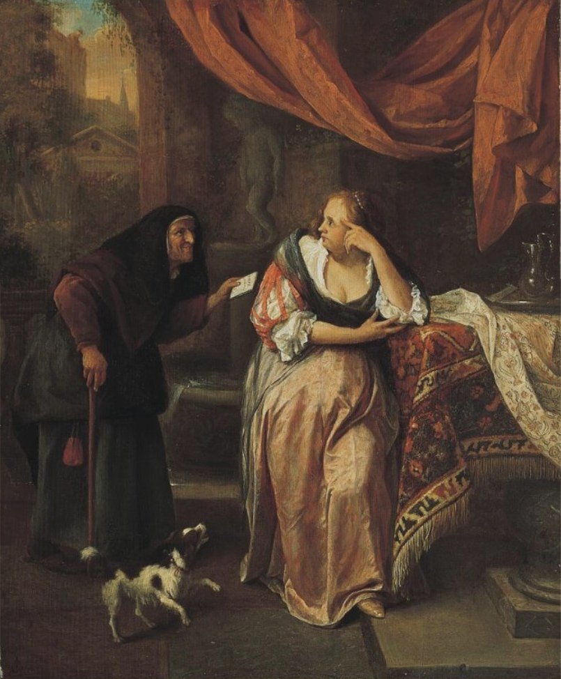 Bethsabée - Jan Steen image 1 reproduction d’œuvre d’art à l’huile