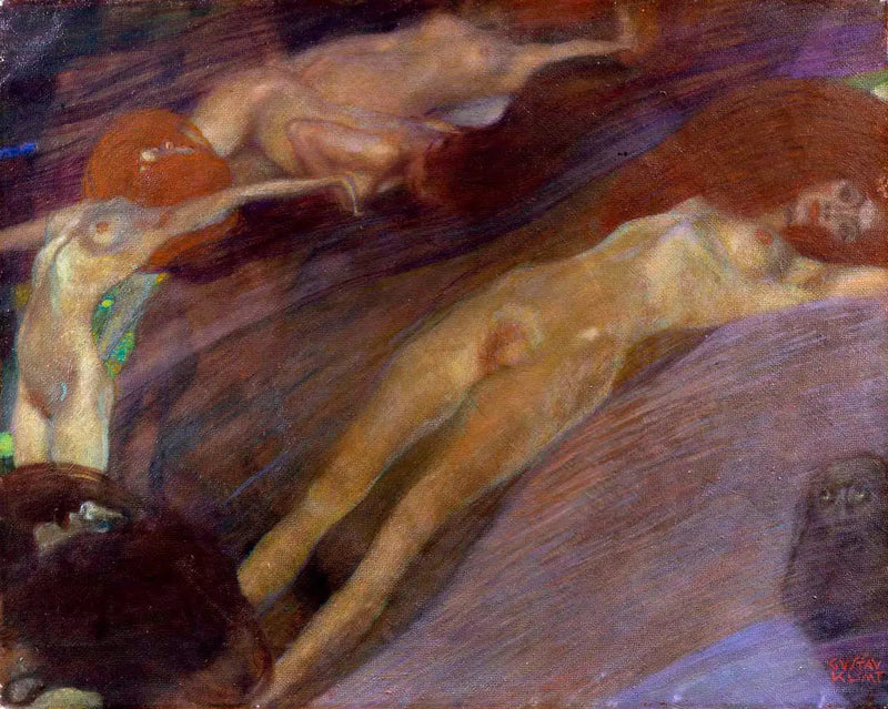 Bevegelig vann - Gustav Klimt