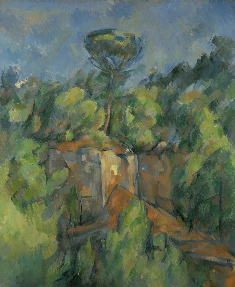 Bibémus Steinbrudd - Paul Cézanne