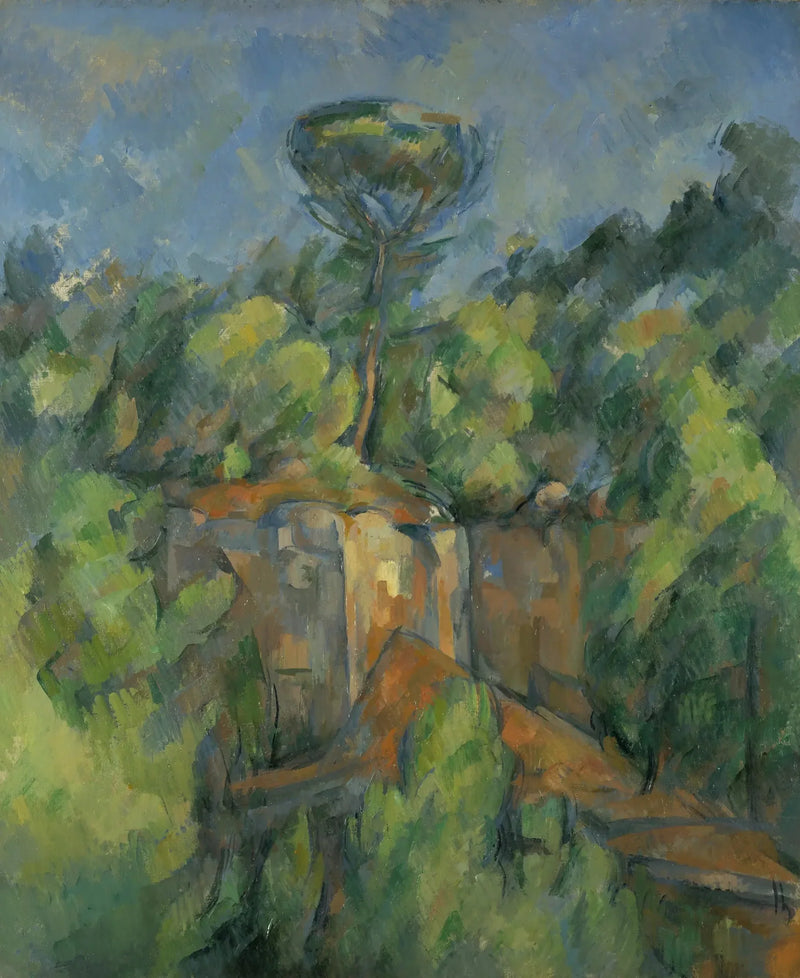 Bibémus Steinbrudd - Paul Cézanne