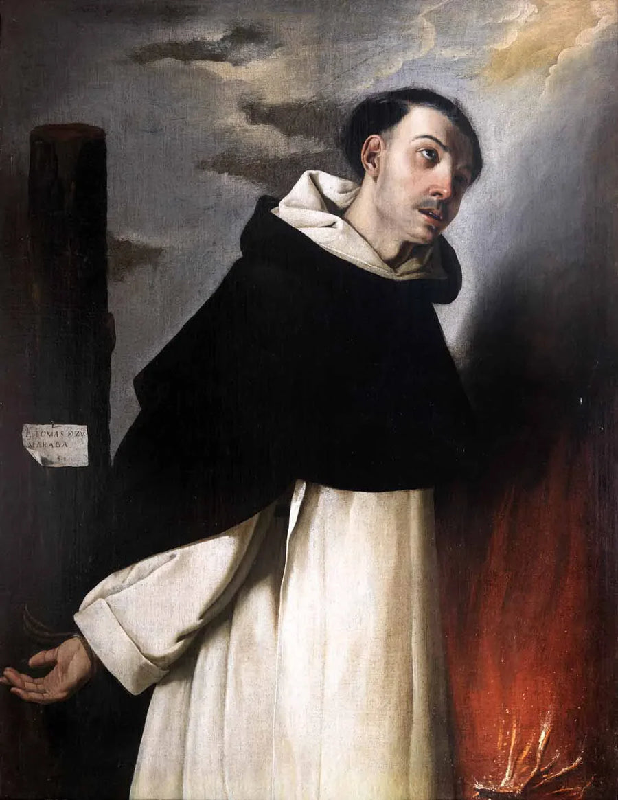 Velsignede Thomas av Zumárraga - Francisco de Zurbarán