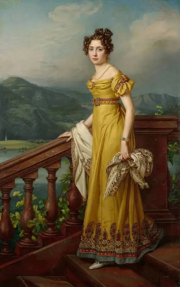 Portrett av prinsesse Amalie - Joseph Karl Stieler