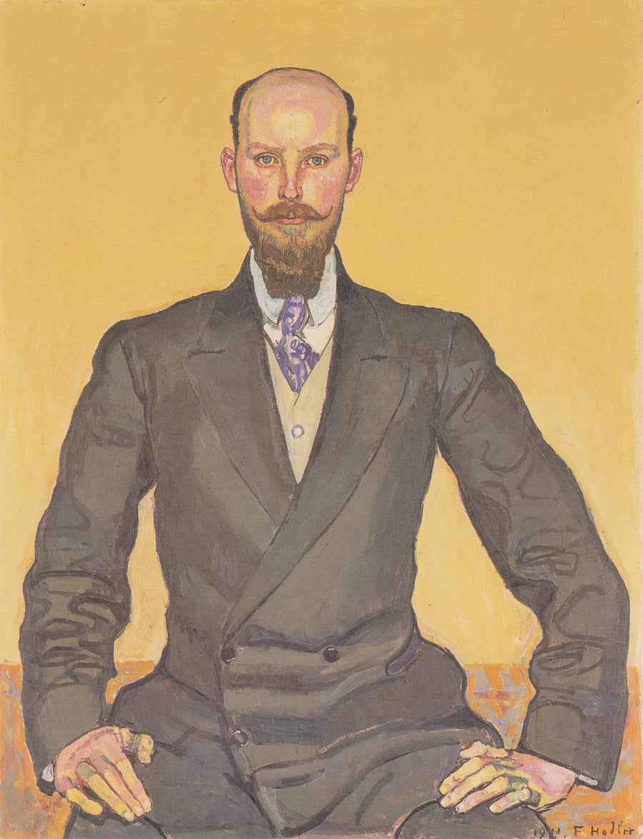 Portrett av Willy Russ - Ferdinand Hodler