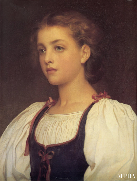 Biondina - Frederic Leighton - Reproductions de tableaux et peintures haut de gamme