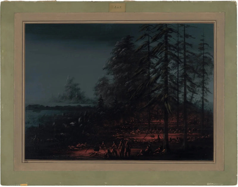 Bivouakk for en Sioux-krigsgruppe - George Catlin

Source:
Bivouac d'un groupe de guerre sioux - George Catlin
