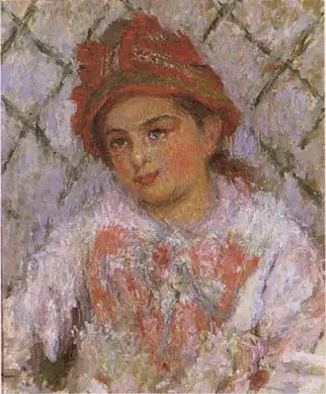 Blanche Hoschedé som barn - Claude Monet