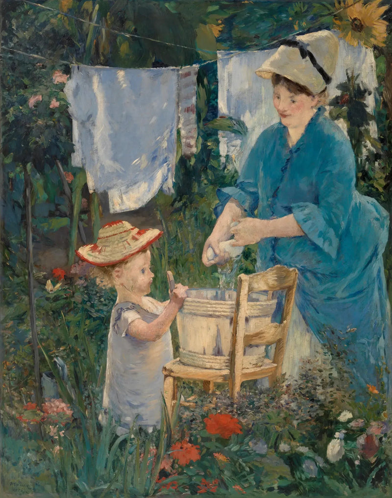 Vaskeri (Linen) - Édouard Manet