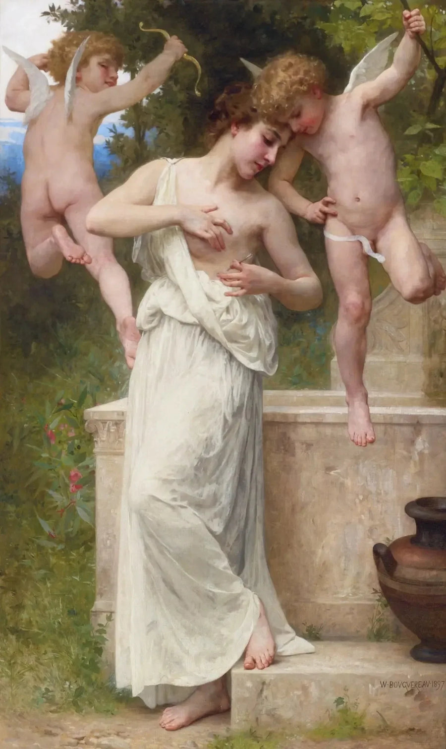 Kjærlighetens sår - Bouguereau