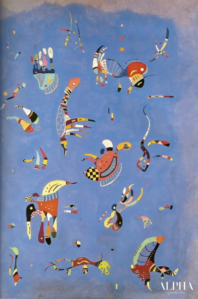 Bleu de ciel - Vassily Kandinsky - Reproductions de tableaux et peintures haut de gamme