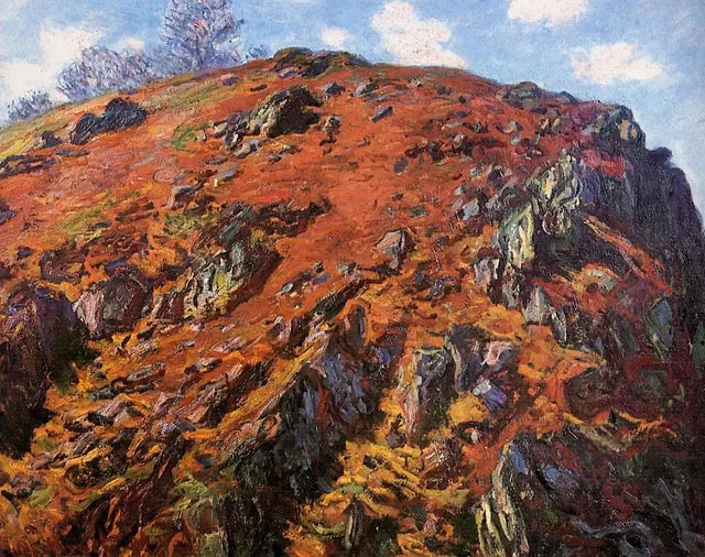 The Block, studie av bergarter i Creuse W1228 - Claude Monet