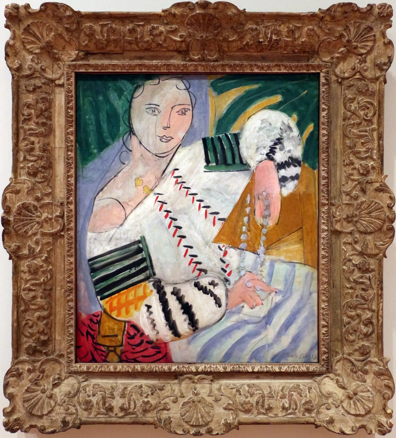 Rumensk bluse med grønne ermer - Henri Matisse