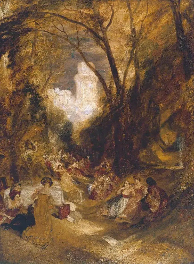 Boccaccio Forteller Historien om Fuglebur - J. M. W. Turner
