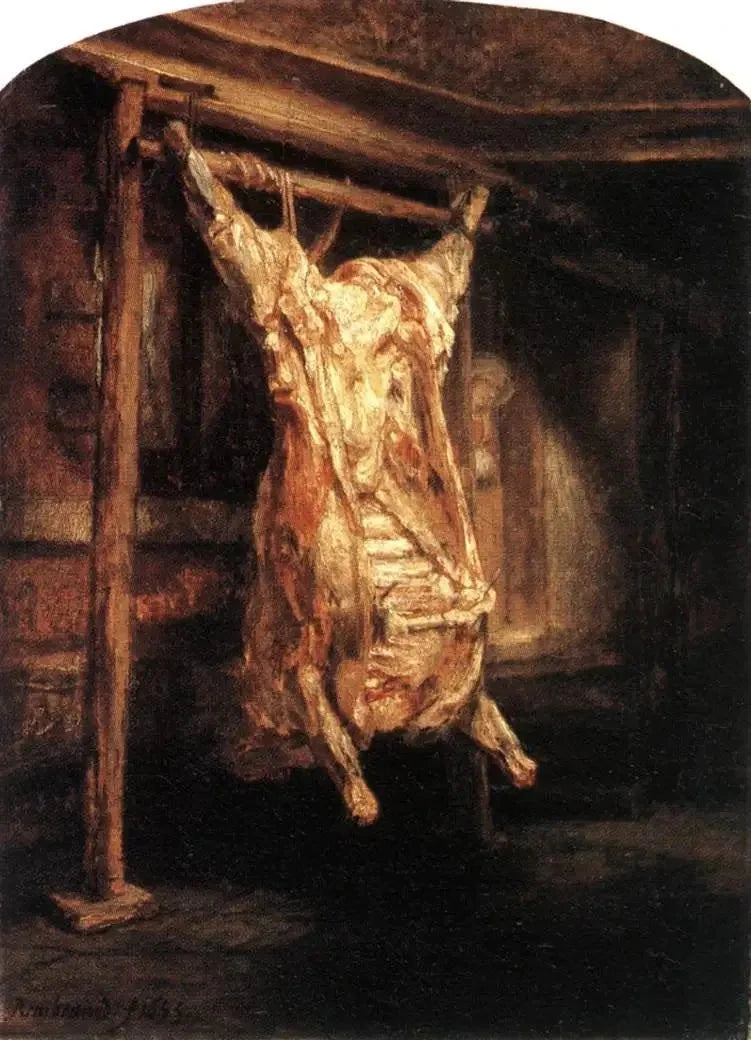 Den flåtte oksen - Rembrandt