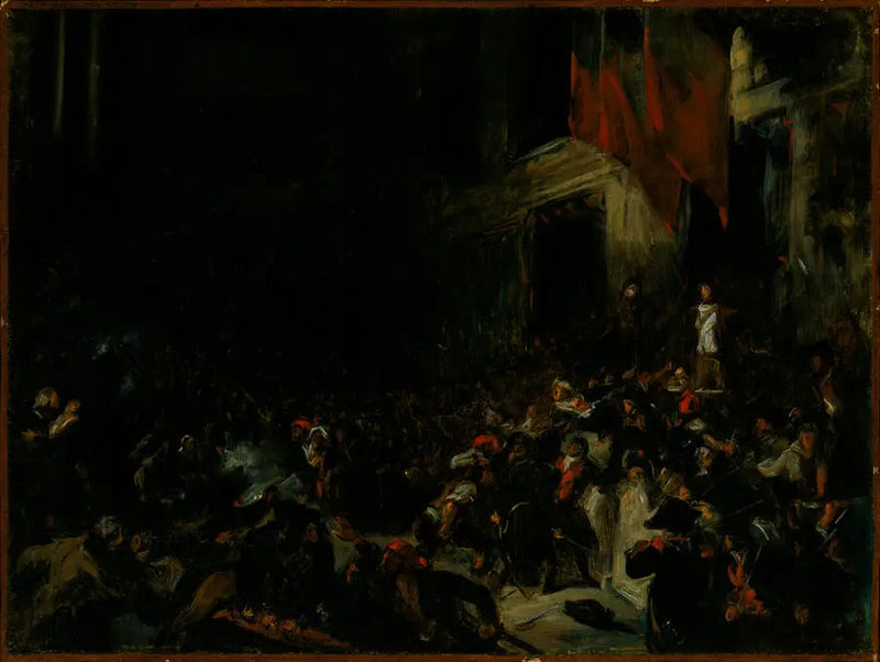 Boissy d'Anglas ved Konvensjonen - Eugène Delacroix