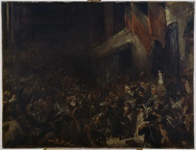 Boissy d'Anglas ved Konvensjonen - Eugène Delacroix