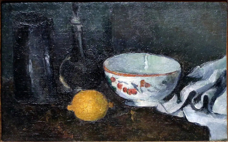 Melkeskrin og sitron, I - Paul Cézanne