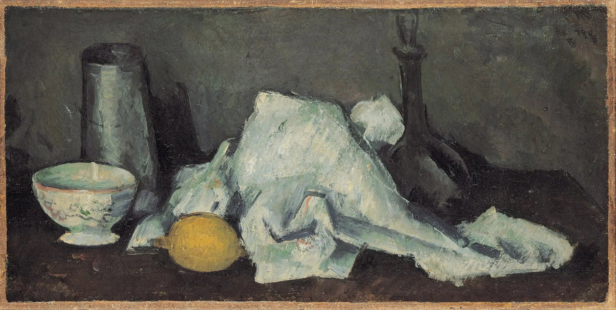 Melkeskrin og sitron, II - Paul Cézanne