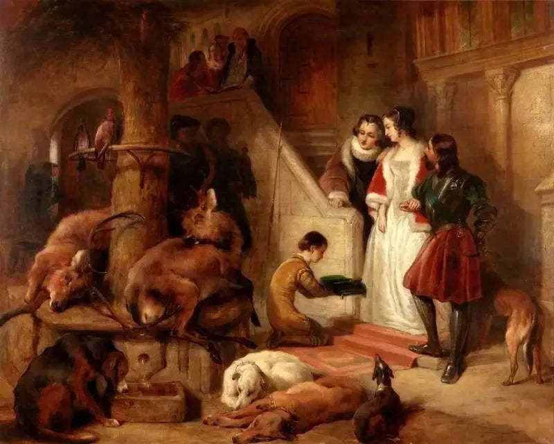 Bolton Court i gamle dager - Edwin Henry Landseer

Source:
Bolton Court dans les temps anciens - Edwin Henry Landseer