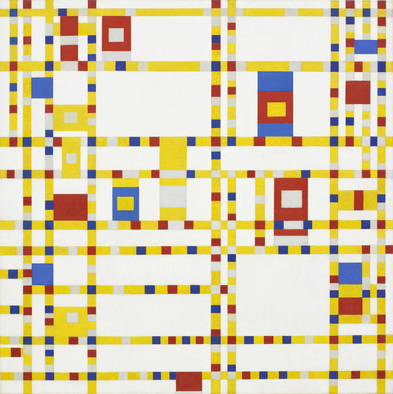 Boogie-Woogie fra Broadway - Piet Mondrian