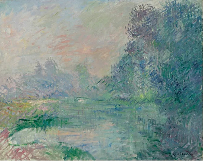 EURE-elven, morgenens effekt - Gustave Loiseau
