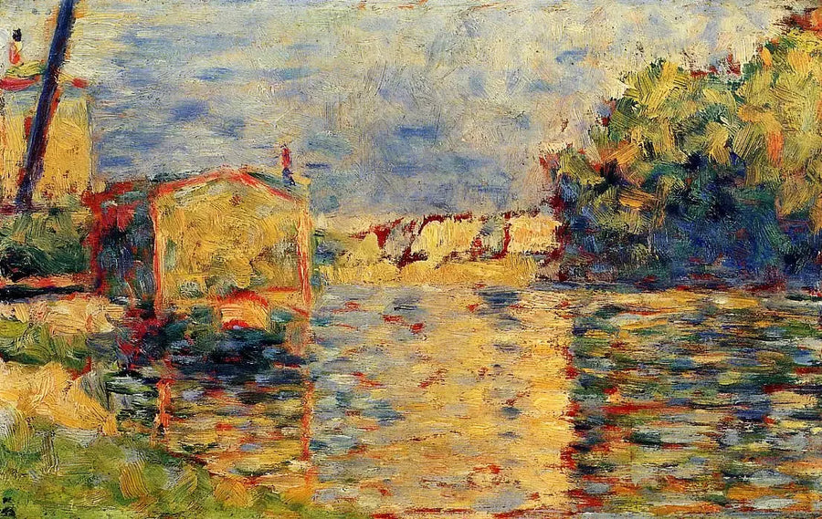 Elvebredden - Georges Seurat