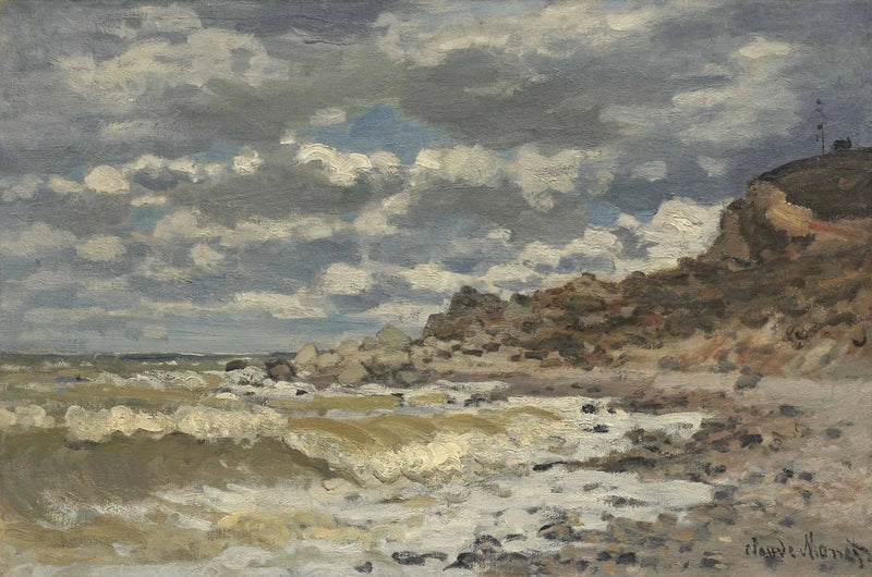 Kystlinje i Sainte-Adresse - Claude Monet