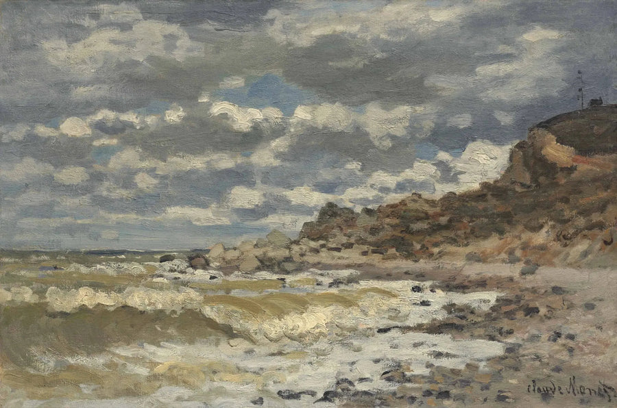 Kystlinje i Sainte-Adresse - Claude Monet