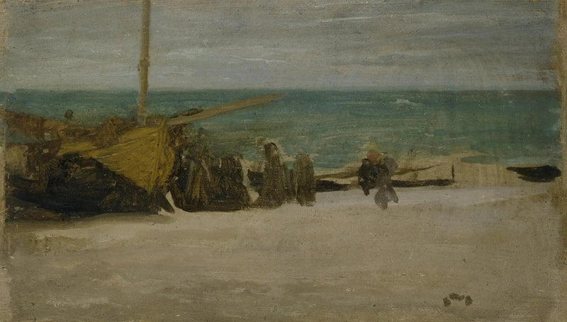 Havkyst: grå og svart - James Abbott McNeill Whistler