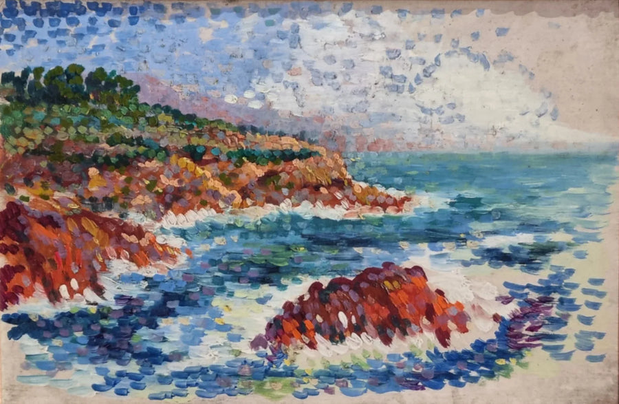 Sjølandskap - Henri-Edmond Cross