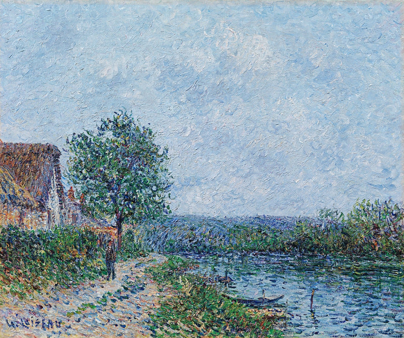 Elvlandskap, Seinen ved Porte-Joie - Gustave Loiseau