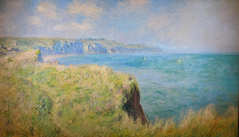 Klippekanten ved Pourville - Claude Monet