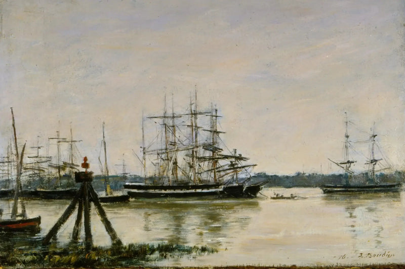 Bordeaux - Havnen - Eugène Boudin