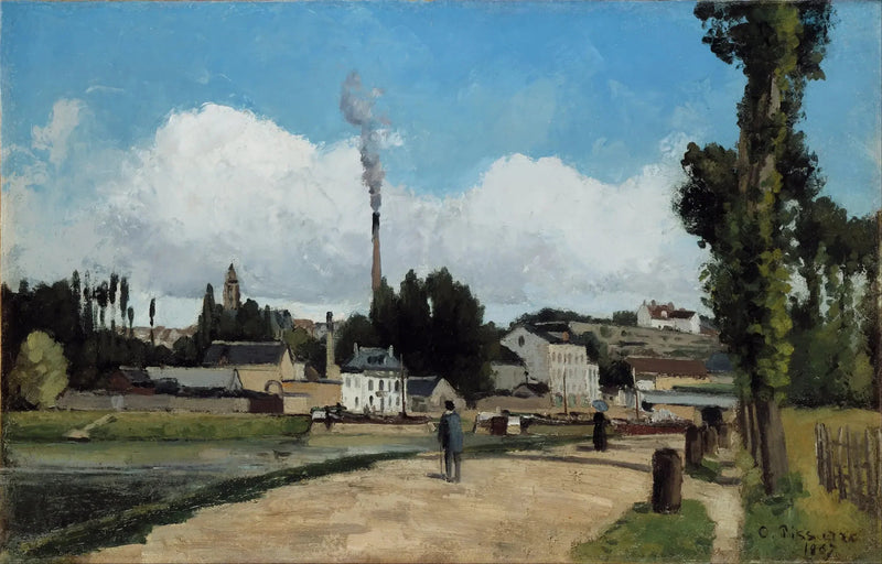 Bredder av Oise i Pontoise - Camille Pissarro