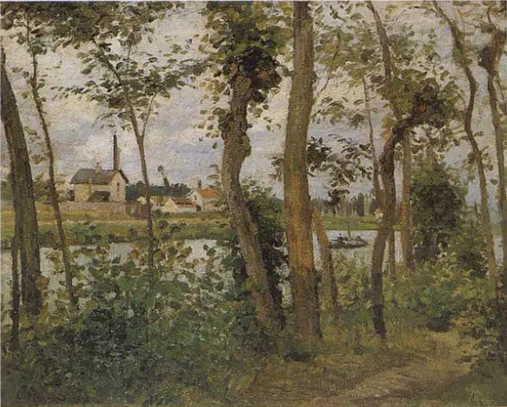 Bredder av Oise i Pontoise - Camille Pissarro