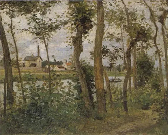 Bredder av Oise i Pontoise - Camille Pissarro