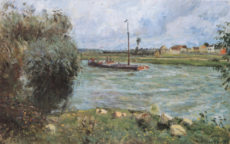 Bredder av Oise i Pontoise - Camille Pissarro