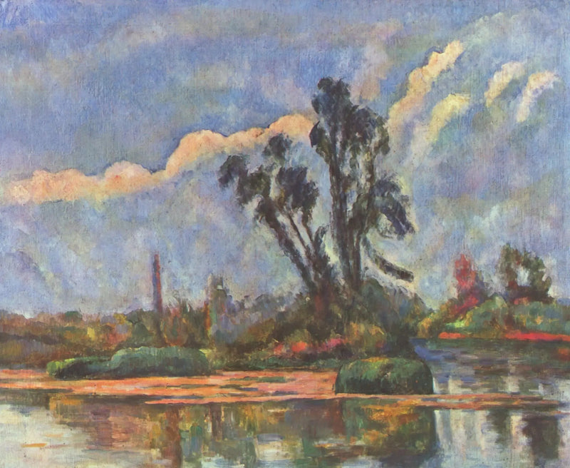 Bredder av Oise - Paul Cézanne
