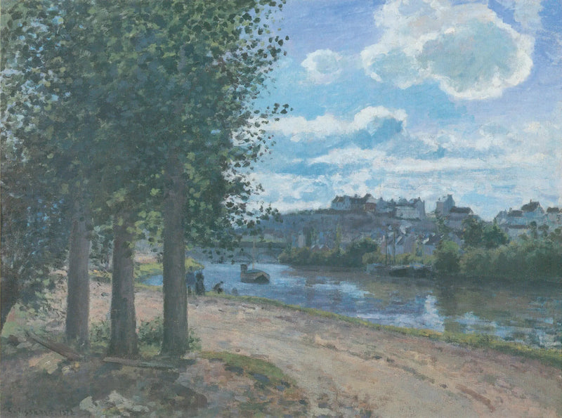 Oise-bredden, Pontoise - Camille Pissarro