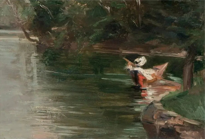 Bredder av Yerres - Gustave Caillebotte