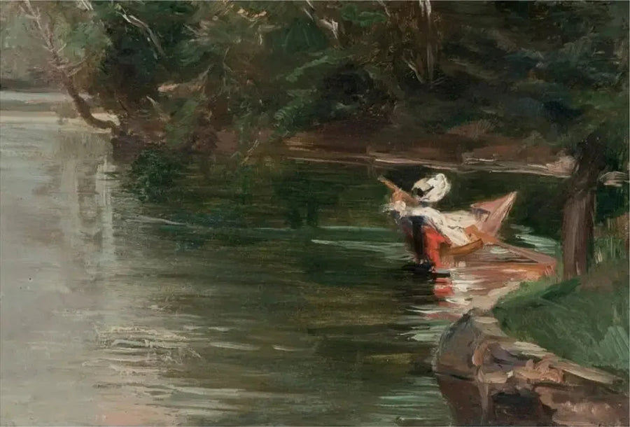 Bredder av Yerres - Gustave Caillebotte