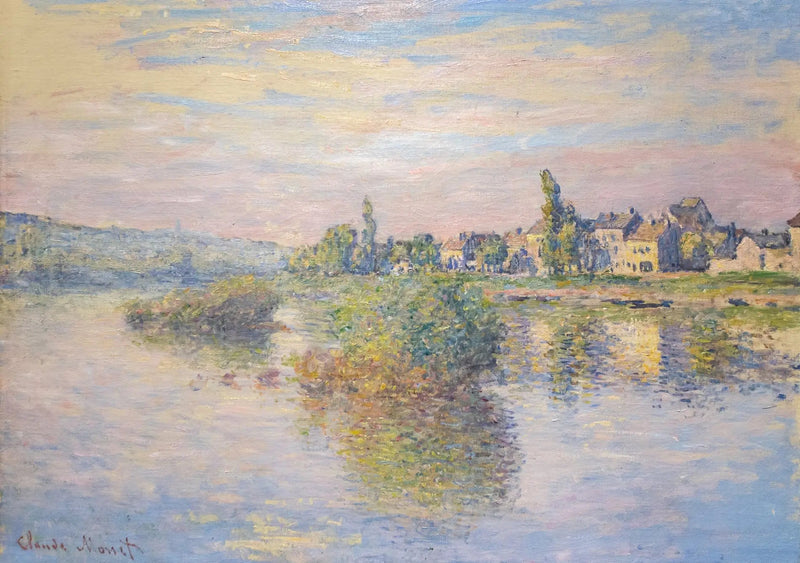 Elvebredden ved Seine i Lavacourt - Claude Monet