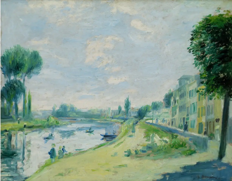 Seinebredder, Bougival - Pierre-Auguste Renoir