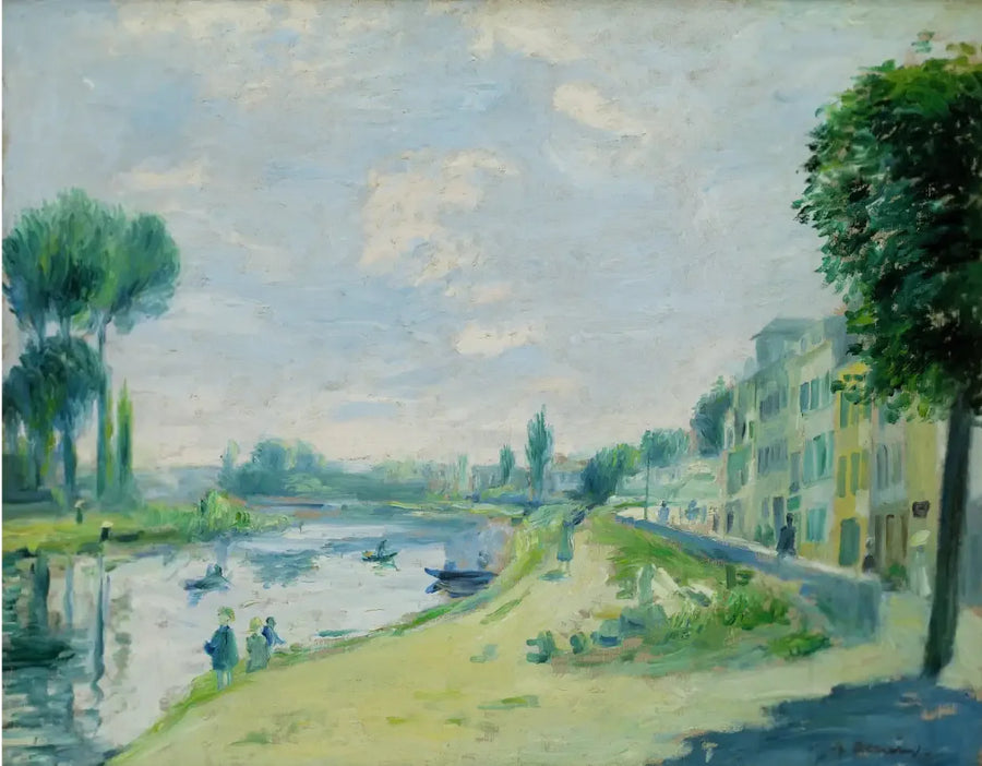 Seinebredder, Bougival - Pierre-Auguste Renoir