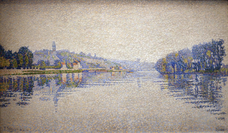 Elvebredder, Seinen ved Herblay - Paul Signac