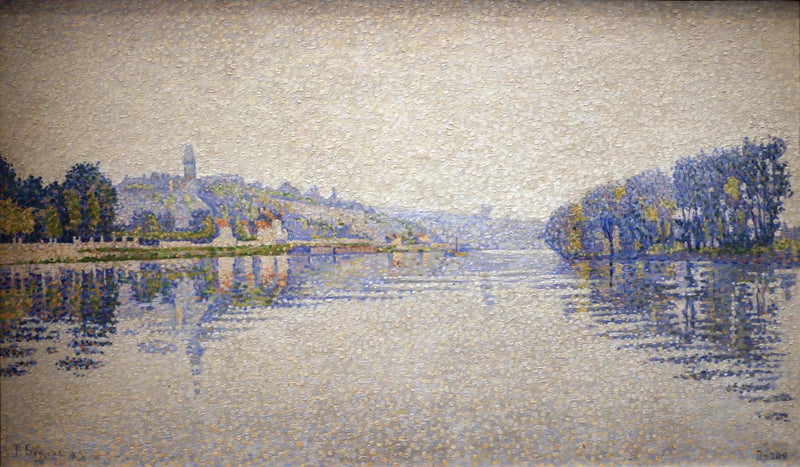 Elvebredder, Seinen ved Herblay - Paul Signac