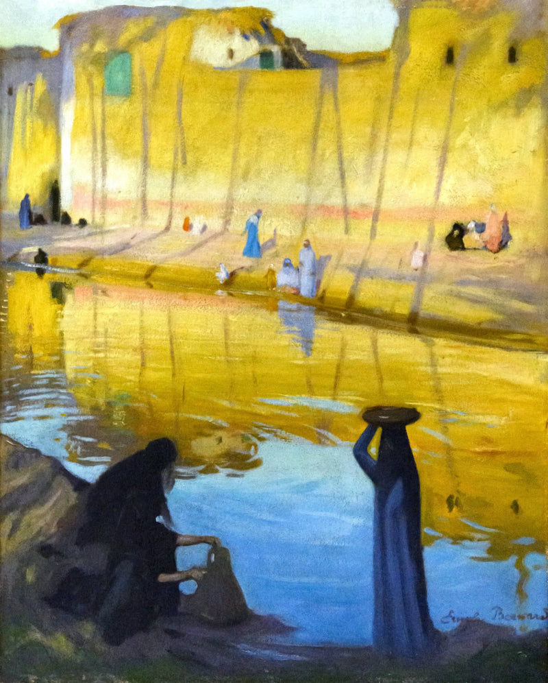 Nilens bredder ved Marg, kveldseffekt - Émile Bernard