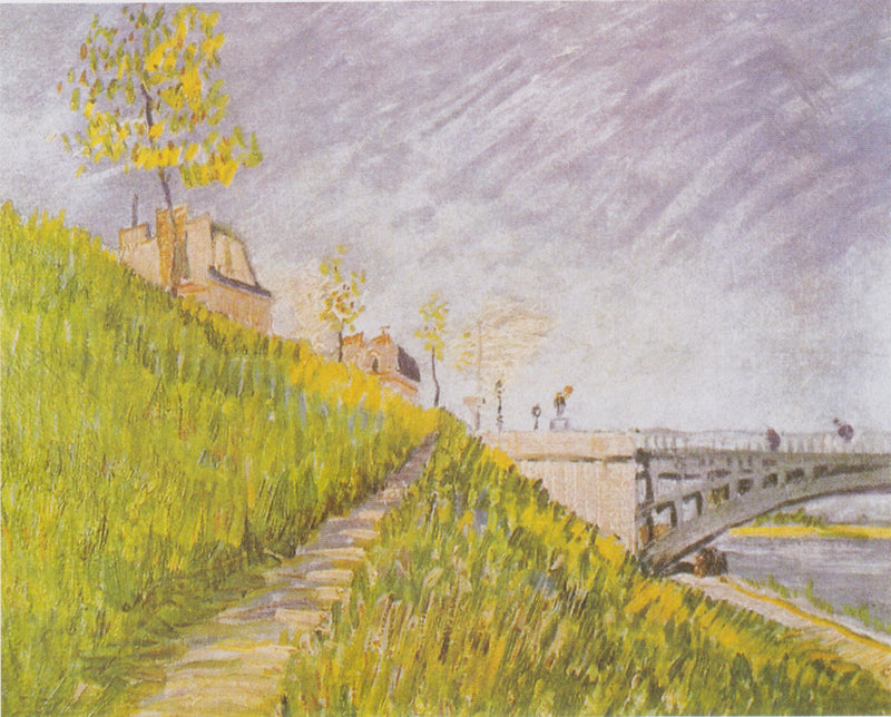 Seine-bryggene med Clichy-broen - Vincent van Gogh