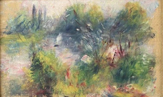 Landskap ved Seinen - Pierre-Auguste Renoir